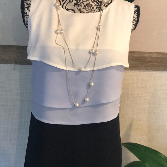 NWT Layered Ombre Sleeveless Dress - Picture 2 of 7